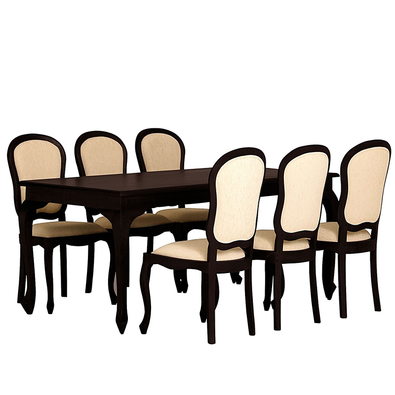 Annalise Dining Table Set, Chocolate