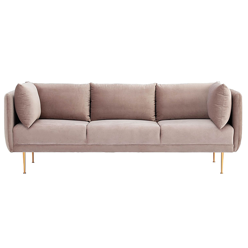Vestina 3 Seater Velvet Sofa