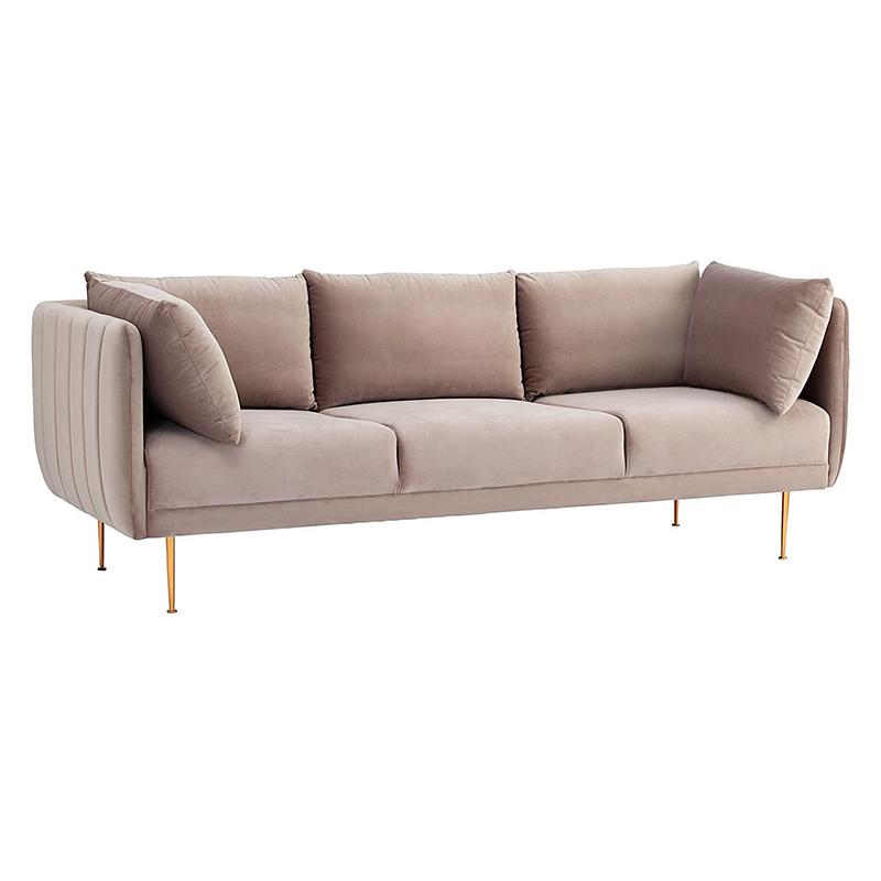 Vestina 3 Seater Velvet Sofa