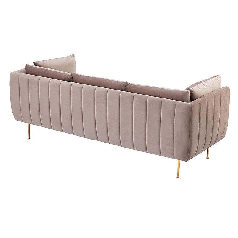 Vestina 3 Seater Velvet Sofa