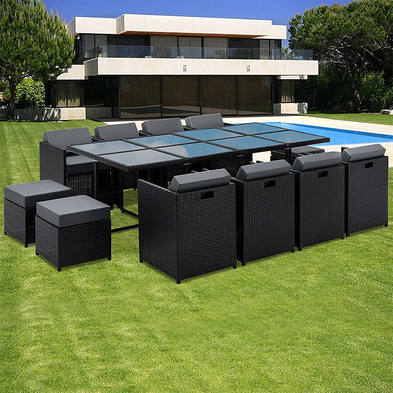 Toire 13-Piece Outdoor Dining Set