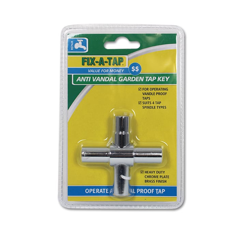 Fix-a-Tap 4 Way Anti Vandal Garden Tap Key