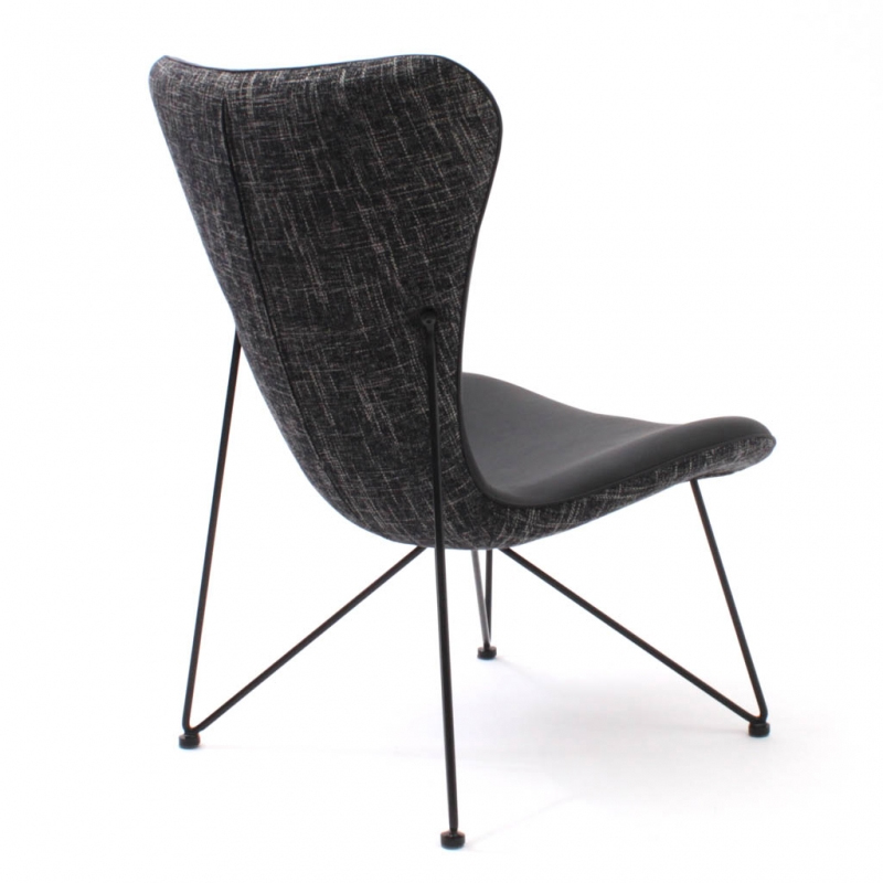 Black lounge chair